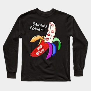 Banana Rainbow Long Sleeve T-Shirt